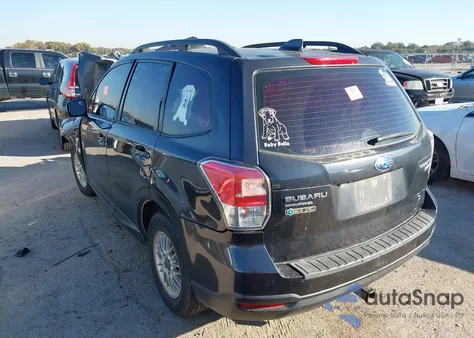 2017 Subaru Forester 2.5I from USA, damaged, VIN JF2SJABC8HH490964